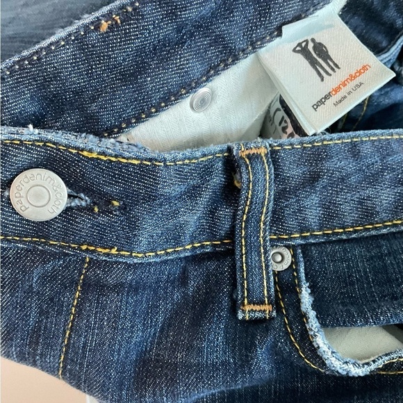Paper Denim & Cloth PD&C Stretch Denim Blue Jeans Shorts Size 28 Low/Mid Rise🩵 - Picture 5 of 5